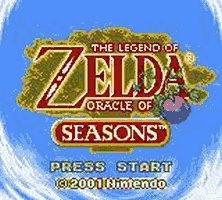 The Legend of Zelda - Oracle of Seasons Title Screen